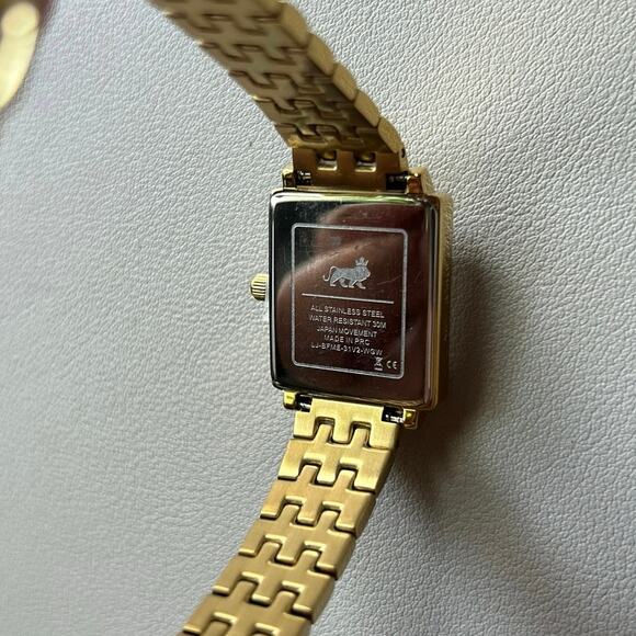 stainless steel gold tone larsson + jennings boyfriend elevate watch main image 4